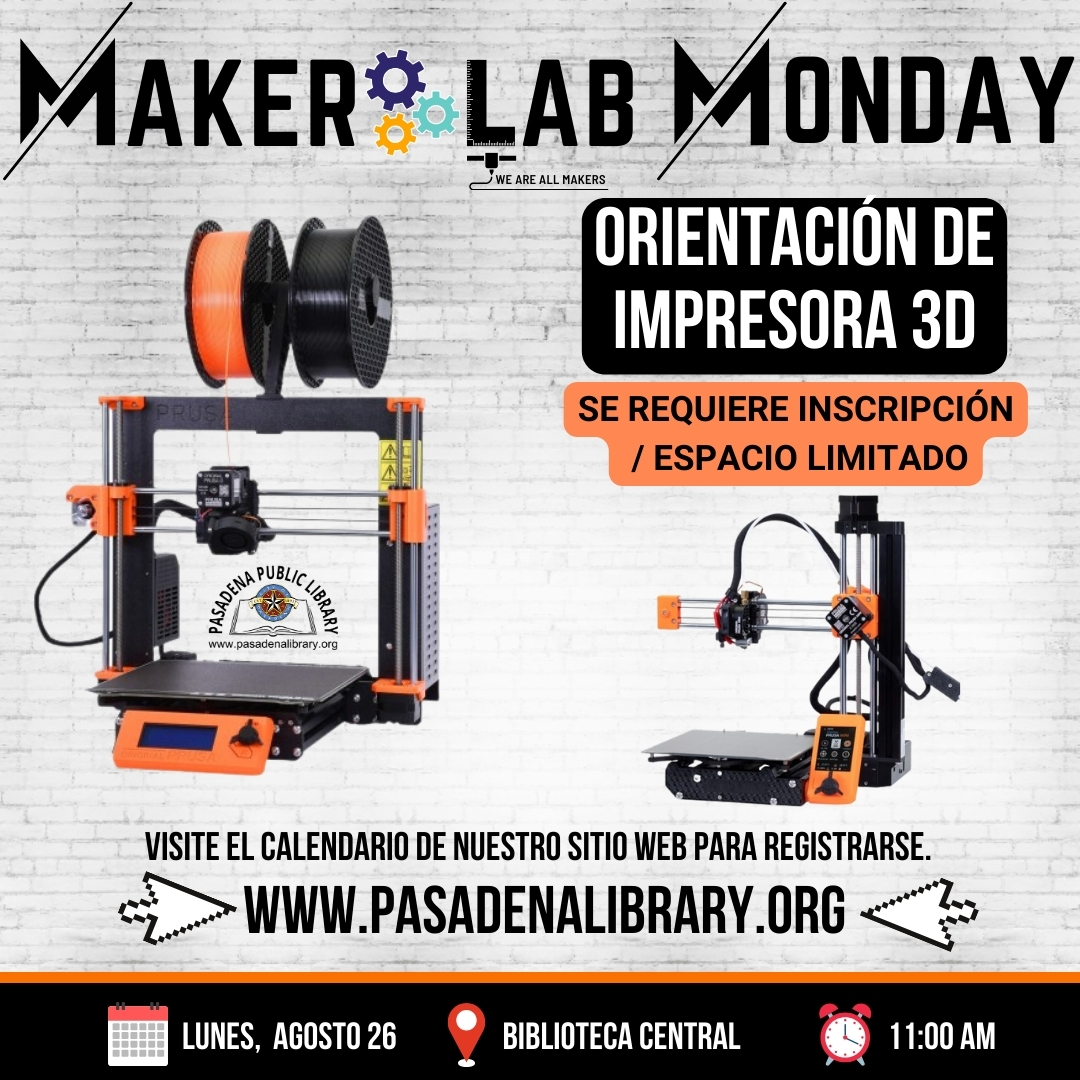 CENTRAL: Maker Lab Impresoras 3D Prusa