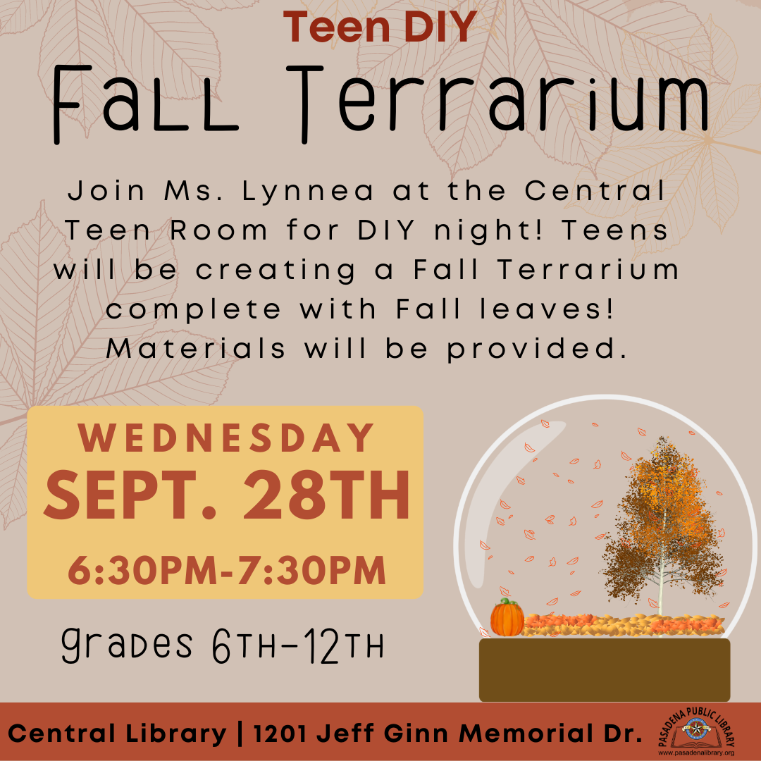 Central: Teen DIY - Fall Terrarium