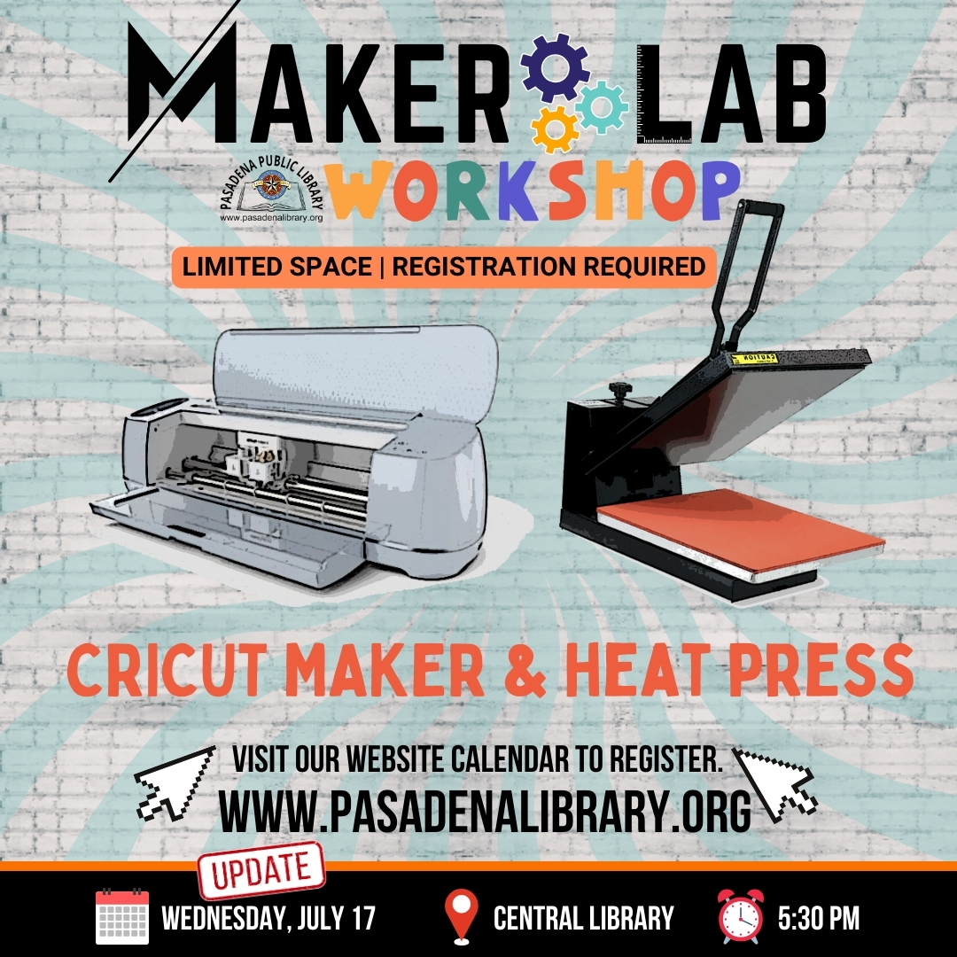 JULY 10 MAKERLAB WORKSHOP