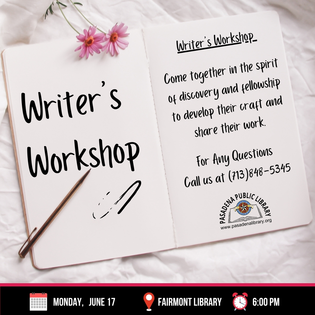 JUNE 17_ IG - Writer's  Workshop Fairmont