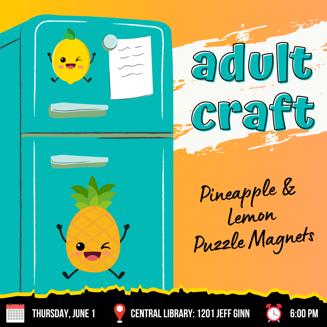 Adult Craft: Pineapple or Lemon Puzzle Magnets