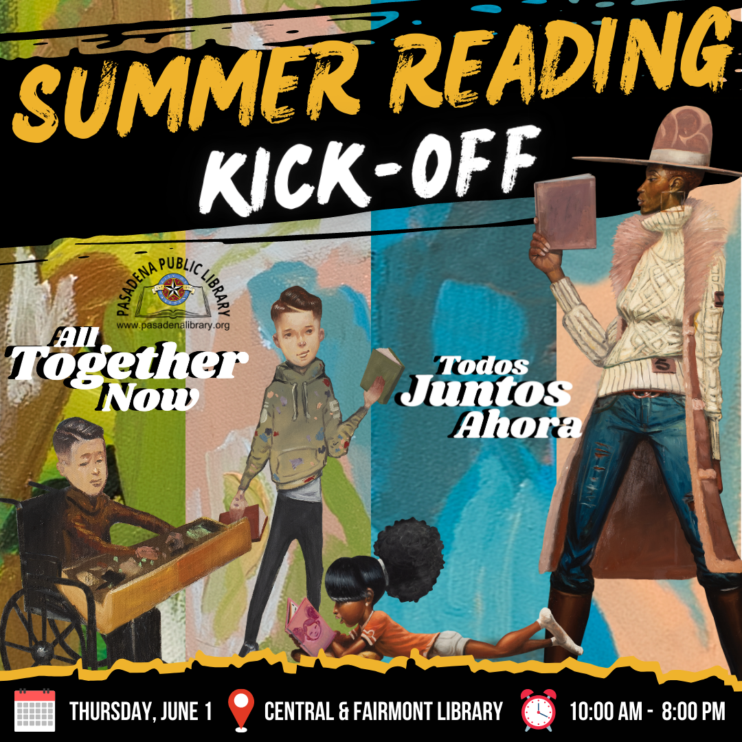 Summer Reading Kick-Off at the Central and Fairmont Library!  Come and register for Summer Reading; and help us decorate for 
