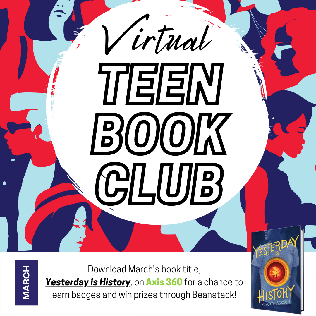 Virtual Teen Book Club Live Author Chat: Yesterday is History by Kosoko Jackson