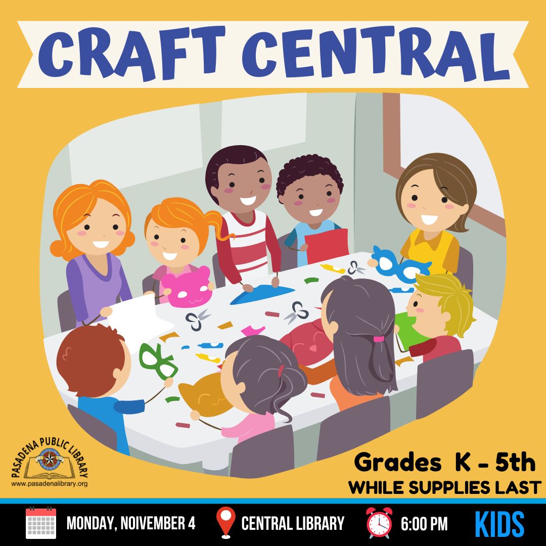 NOVEMBER 4_ CRAFT CENTRAL