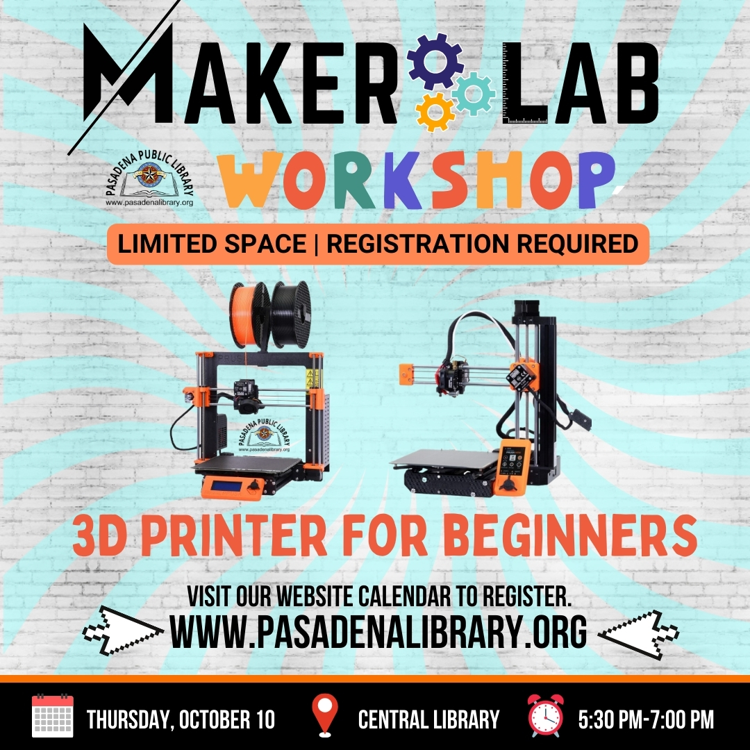 OCTOBER 10_ MAKER LAB WORKSHOP