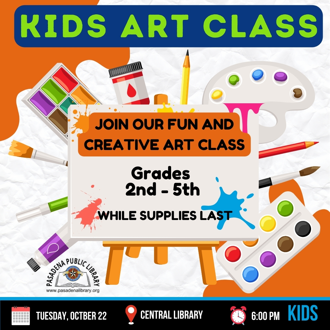 OCTOBER 22_ KIDS ART CLASS