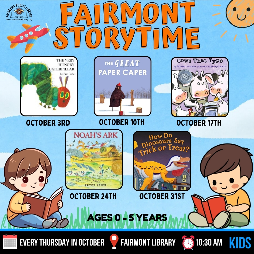 OCTOBER 3_ FAIRMONT STORYTIME