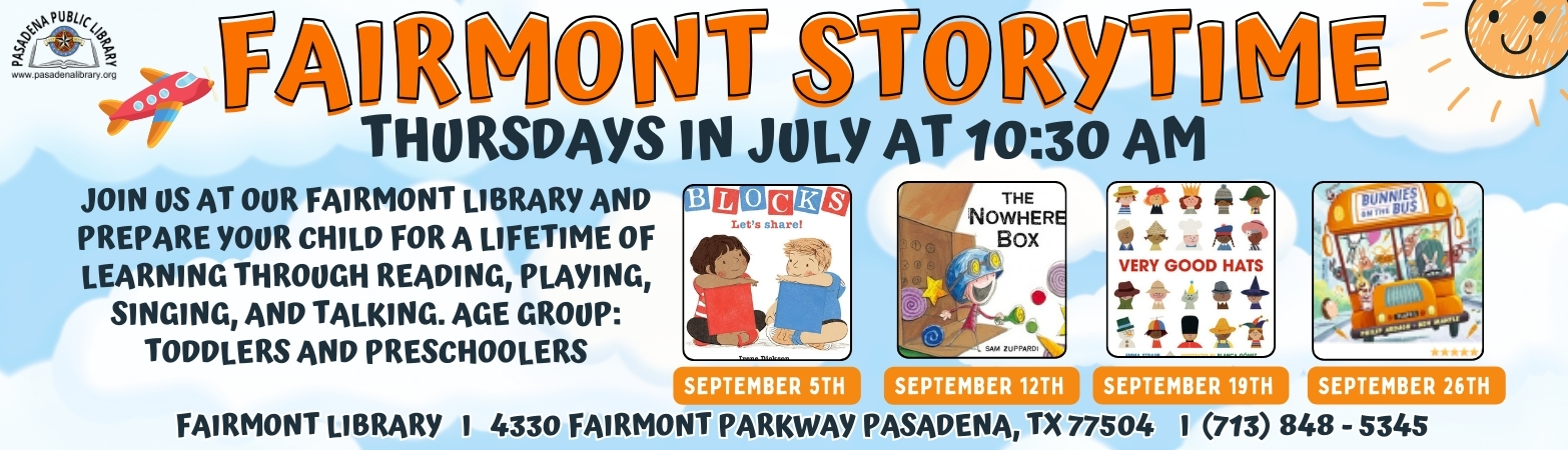 SEP - FAIRMONT STORYTIME