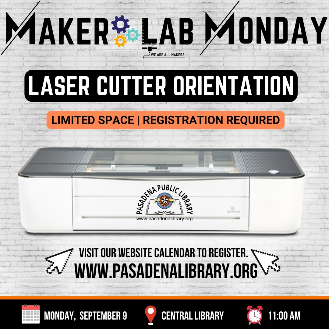 SEPTEMBER 9_ Laser Cutter Orientation