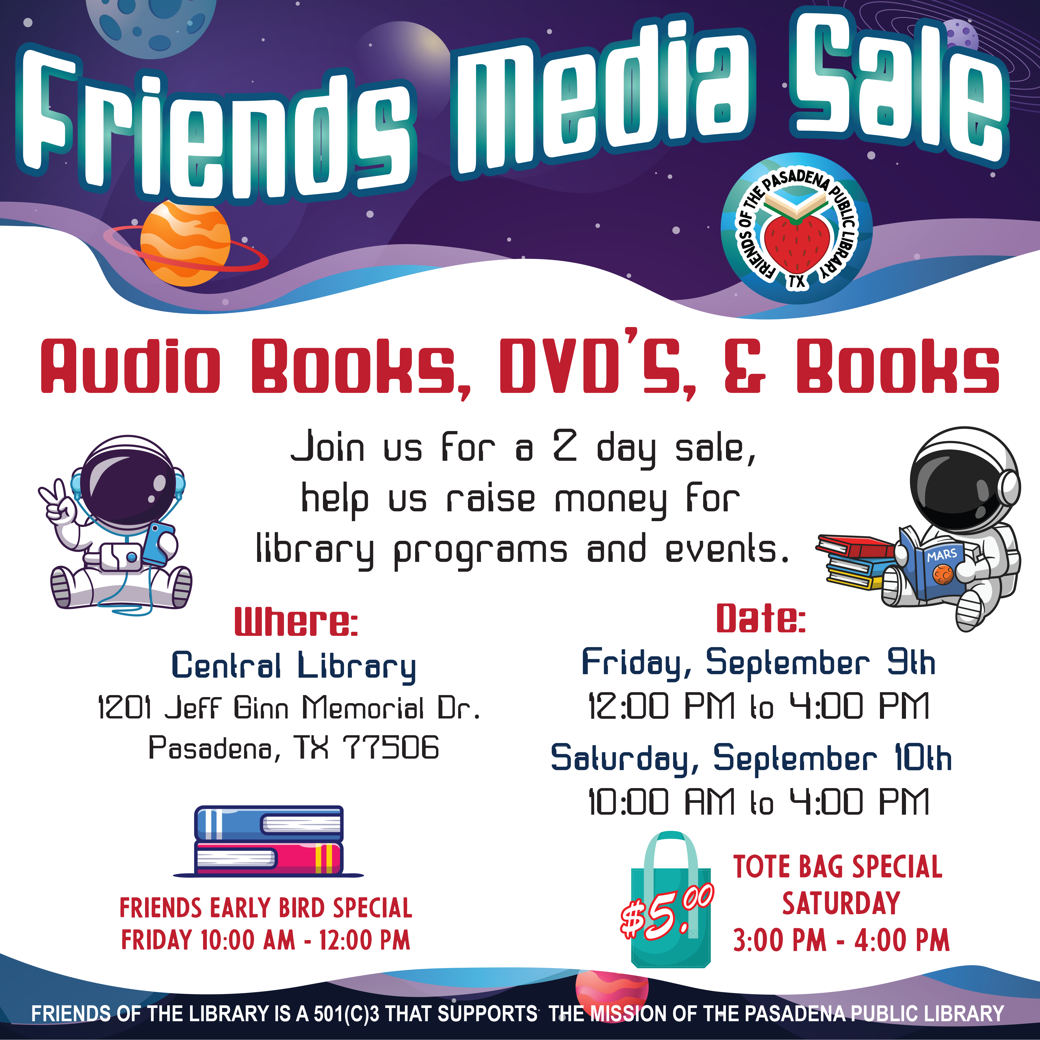 Friends of the Library Media Sale