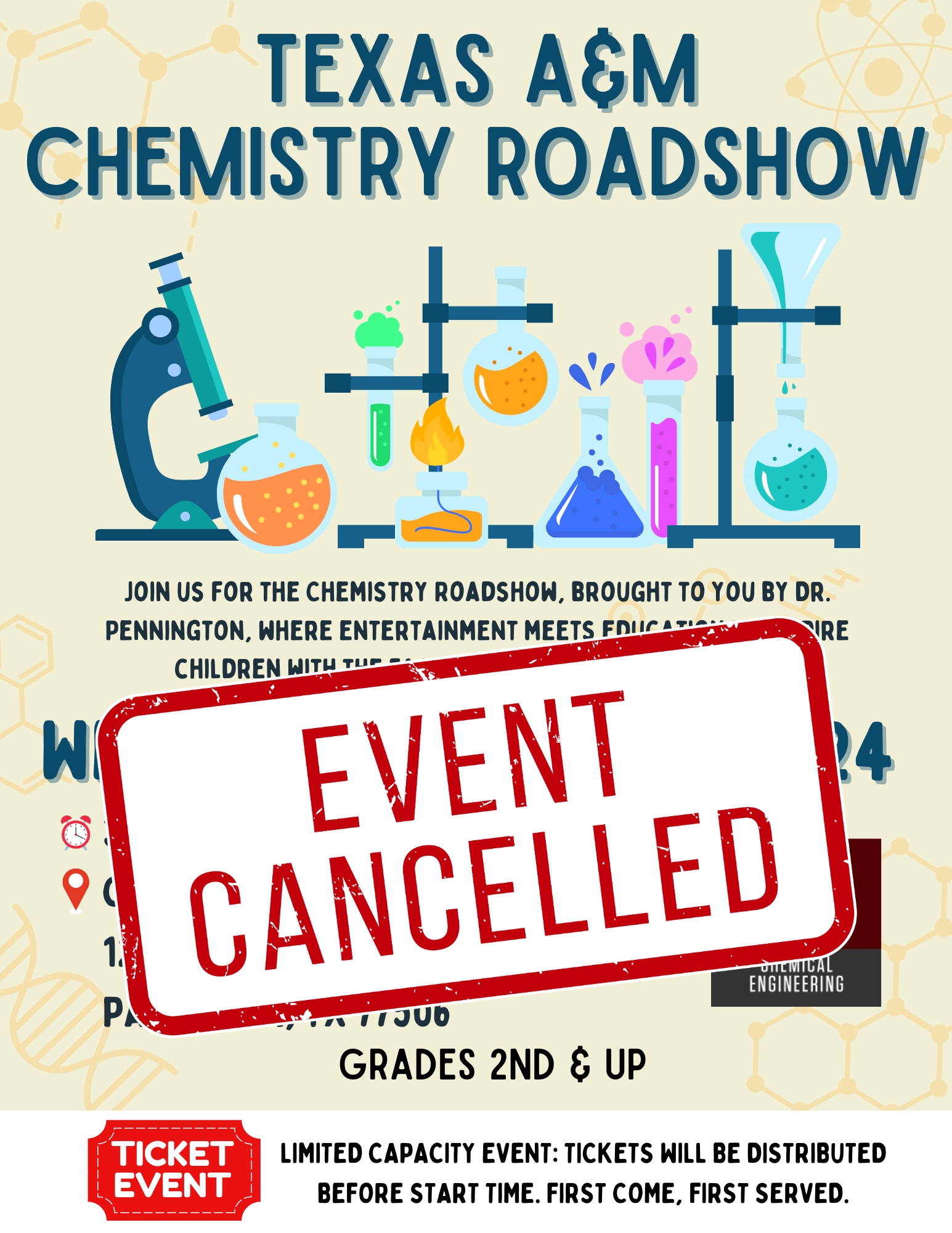 TEXAS A&M CHEMISTRY roadshow