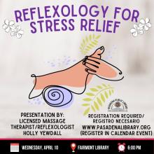APRIL 17_ REFLEXOLOGY FOR STRESS RELIEF