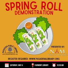 MAY 4_ SPRING ROLL DEMONSTRATION