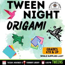 NOVEMBER 12_ TWEEN NIGHT.