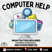 NOVEMBER 13_ COMPUTER HELP