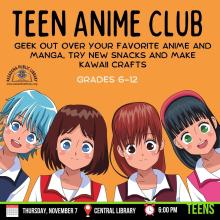 NOVEMBER 7_ TEEN ANIME CLUB