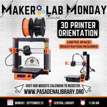 SEPTEMBER 23_ 3D Printer Orientation